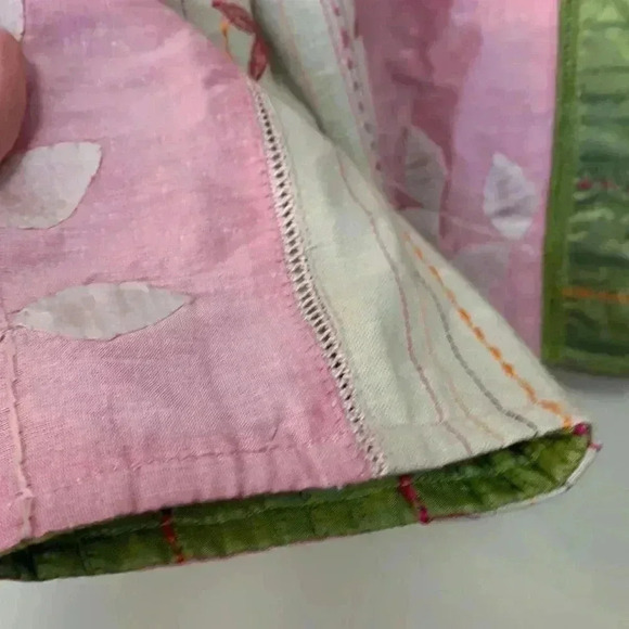 Parsley & sage cotton/silk embellished and embroidered light weight jacket - Picture 9 of 10